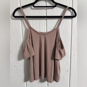 Topshop Cold Shoulder Top